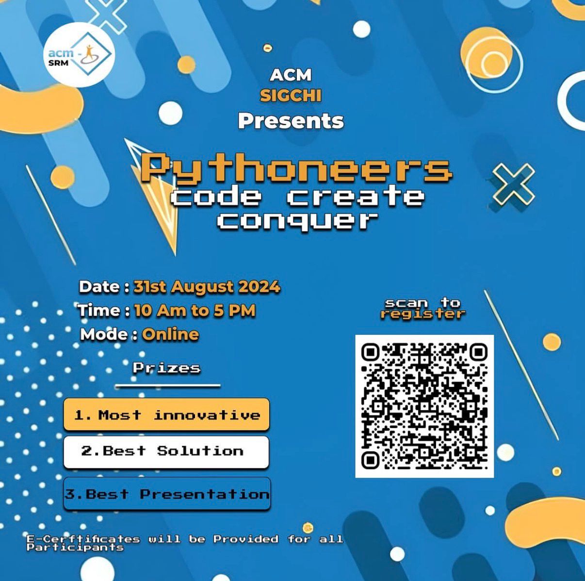 Pythoneers: Code Create Conquer poster